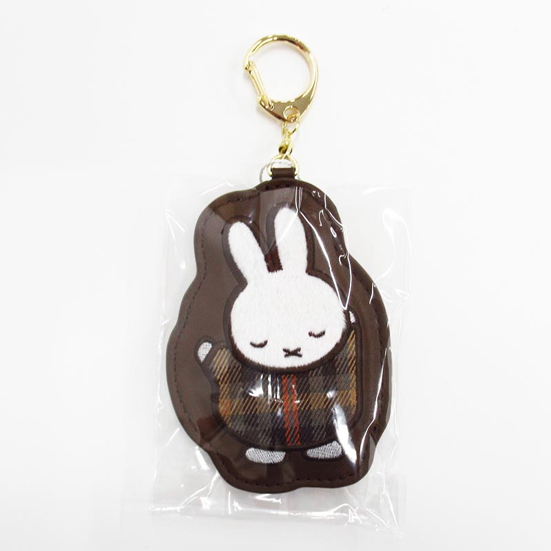 miffy キーホルダー BR キルティングチェック